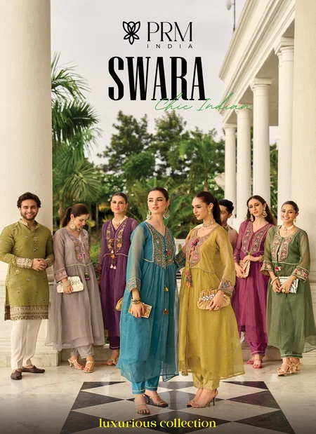 Swara By Prm Pure Cotton Embroidery Readymade Suits Wholesale Market In Surat